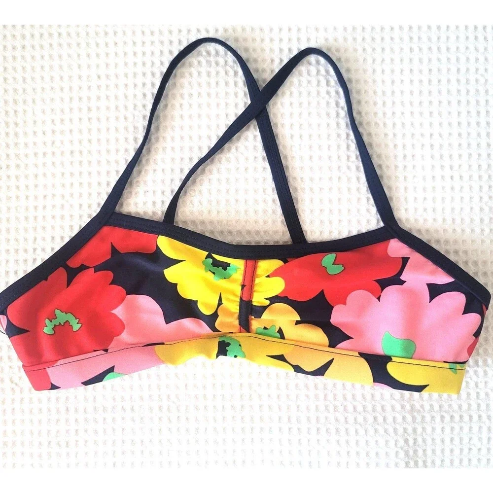 Hanna Andersson Girls swim bikini top size 140 US10